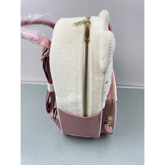 Her Universe Hello Kitty Rhinestone Fuzzy Mini Backpack - Picture 16 of 16
